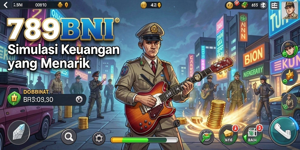 Screenshot gameplay <strong>789BNI</strong> menampilkan interaksi pengguna dengan simulasi keuangan.