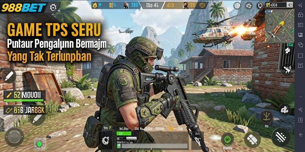 Gameplay seru 988BET dalam mode TPS yang menegangkan.