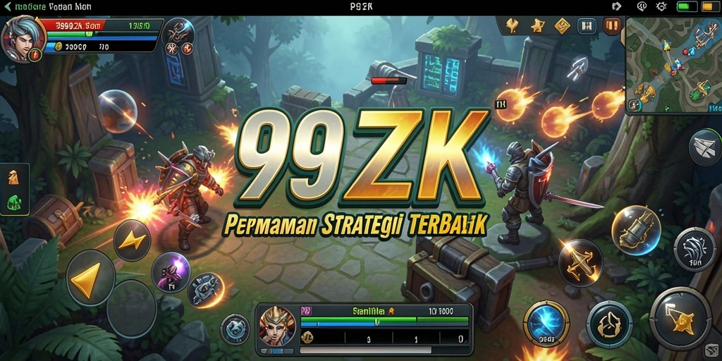 Tampilan gameplay mendebarkan dari 999ZK yang menantang.