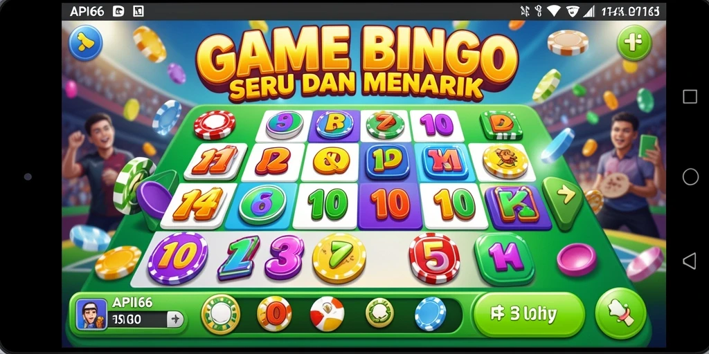 Tangkapan layar gameplay API66 yang menampilkan keseruan bermain Bingo.