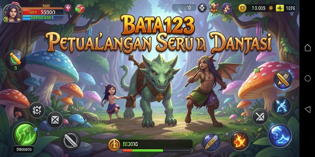 Tampilan gameplay BATA123 yang menampilkan petualangan mendebarkan dan eksplorasi dunia.