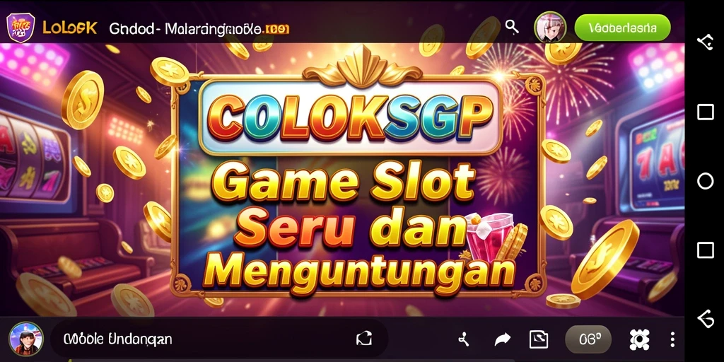 Tampilan gameplay menarik dari COLOKSGP yang seru dan penuh warna.