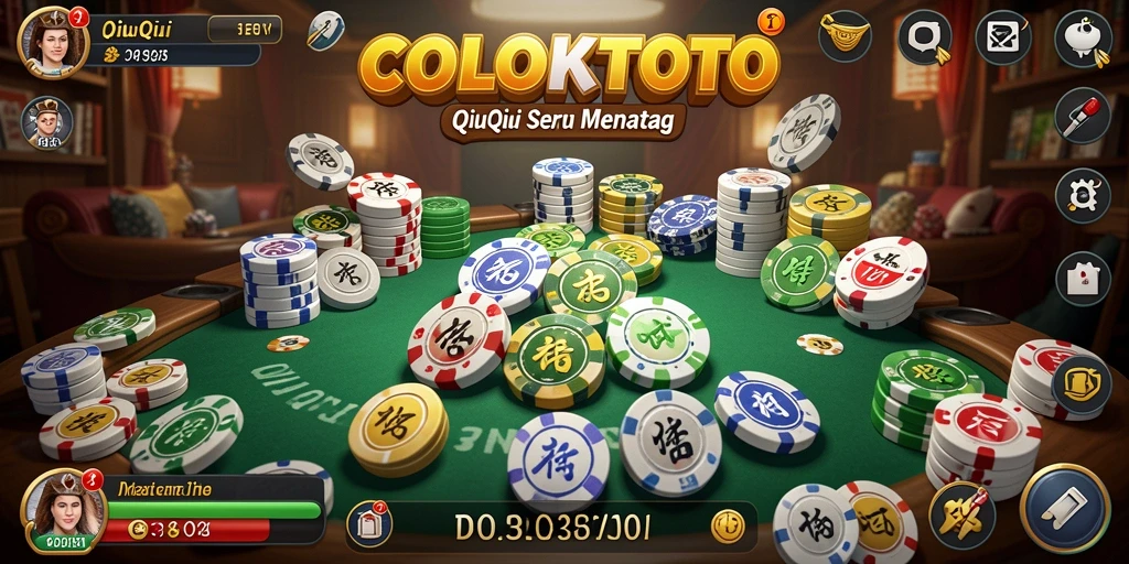 Tampilan gameplay yang seru dalam COLOKTOTO QiuQiu.