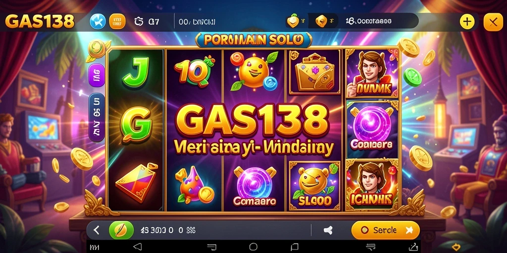 Tampilan menarik dan seru dari gameplay Slot GAS138.