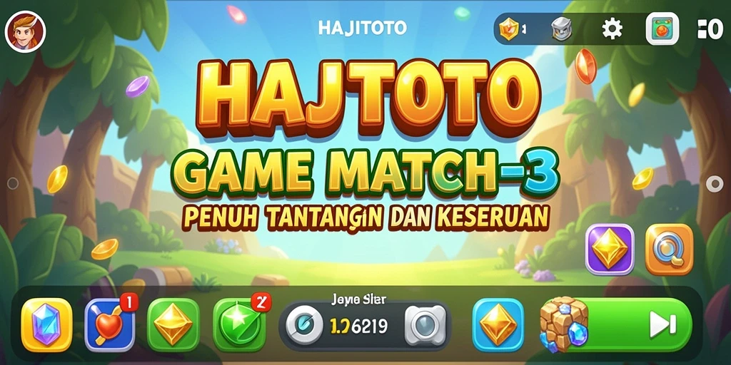 Screenshot gameplay HAJITOTO dengan tampilan warna-warni yang menarik.
