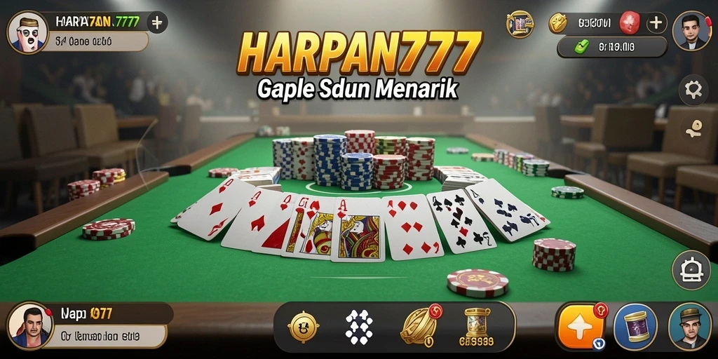 Tampilan gameplay seru dan interaktif dari HARAPAN777.
