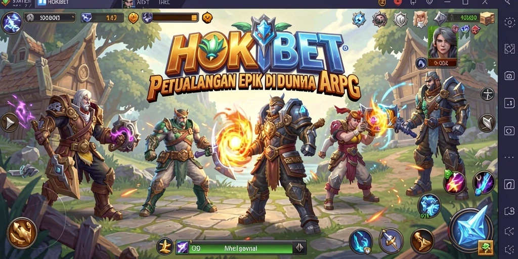 Gameplay HOKIBET yang mengasyikkan dalam petualangan ARPG.