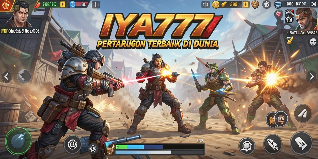 Screenshot dari gameplay intense IYA777 dalam Battle Royale.