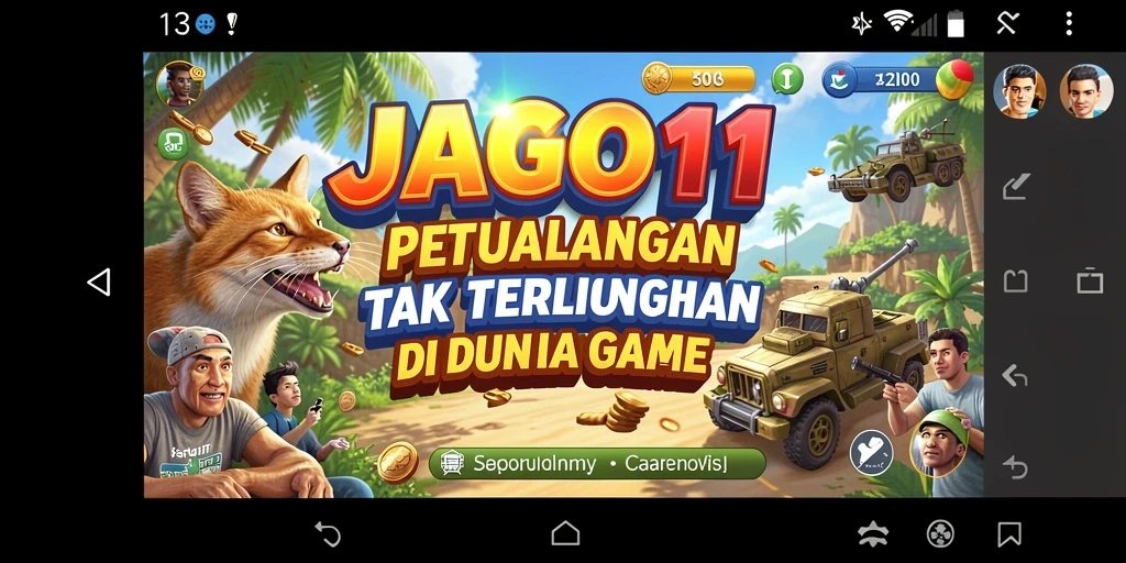 Gameplay JAGO11 menampilkan petualangan seru dengan karakter dan latar yang menakjubkan.