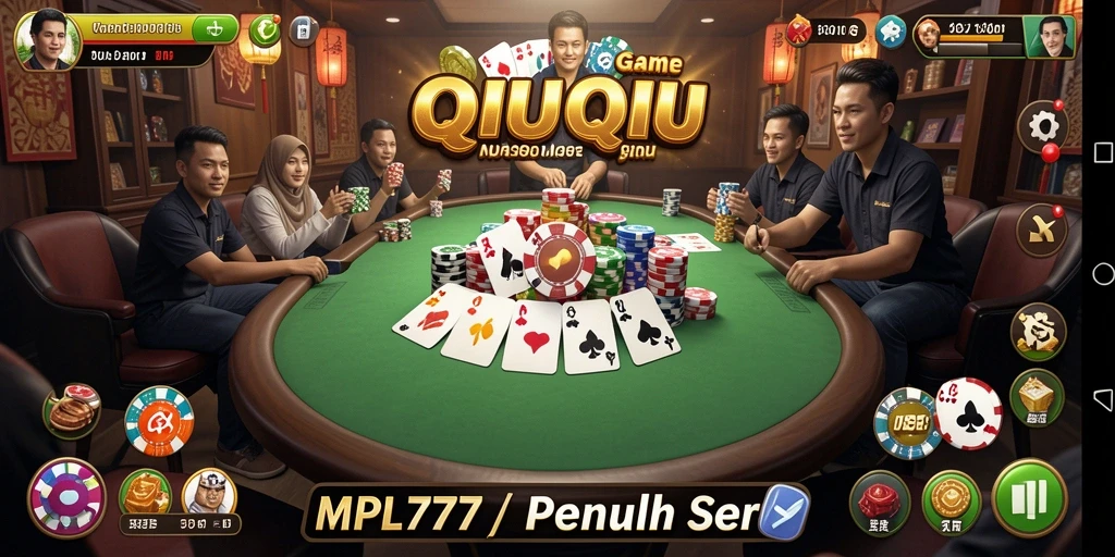 Tampilan seru dari gameplay QiuQiu di MPL777.
