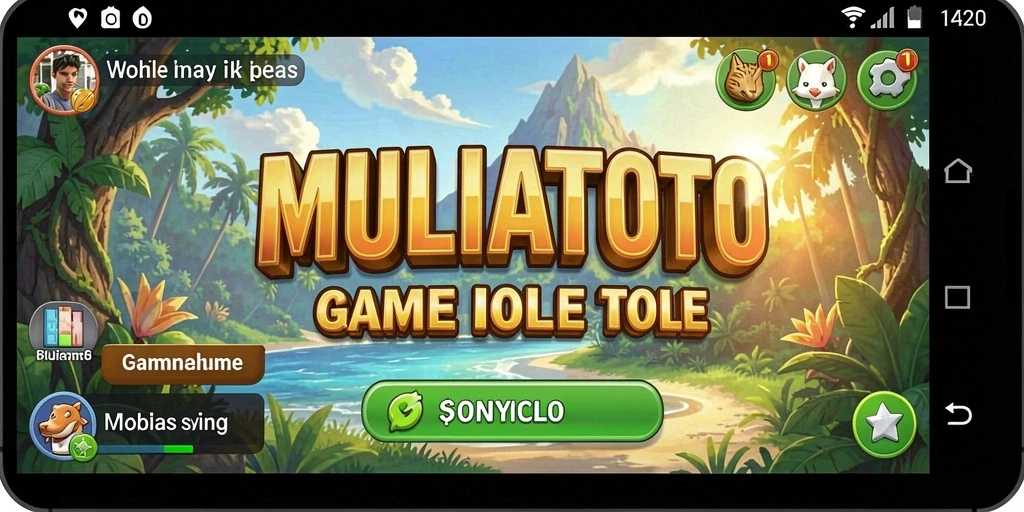 Tangkapan layar menunjukkan gameplay yang seru dalam MULIATOTO.