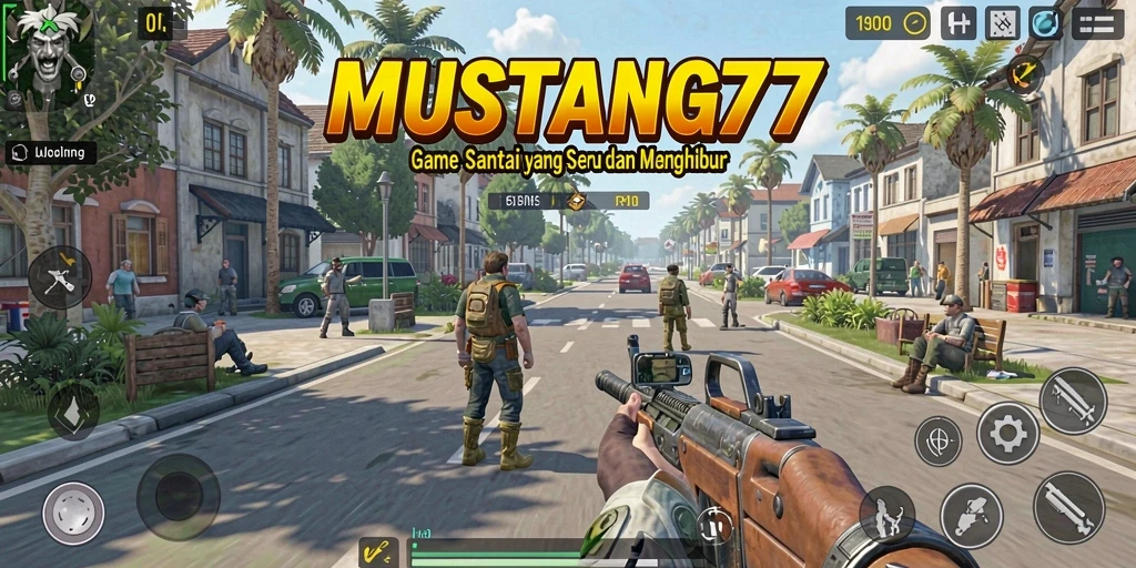 Tangkapan layar dari gameplay seru MUSTANG77 dengan grafis yang menarik.