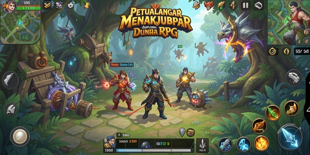 Screenshot gameplay S80 yang menampilkan petualangan seru dalam dunia RPG.