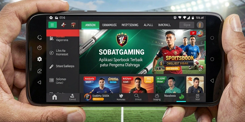 Tampilan menarik dan interaktif dari SOBATGAMING saat melakukan taruhan olahraga.