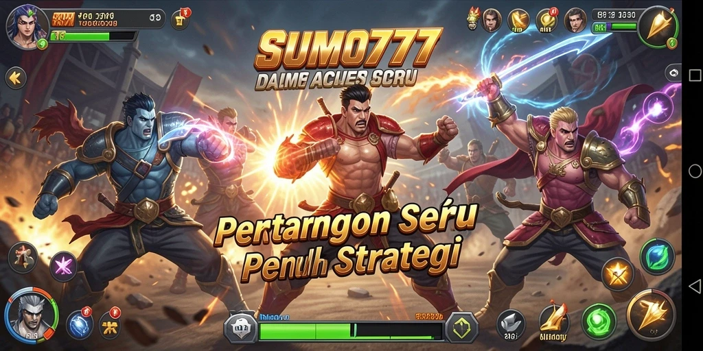 Gameplay SUMO777 yang intens dan menegangkan.